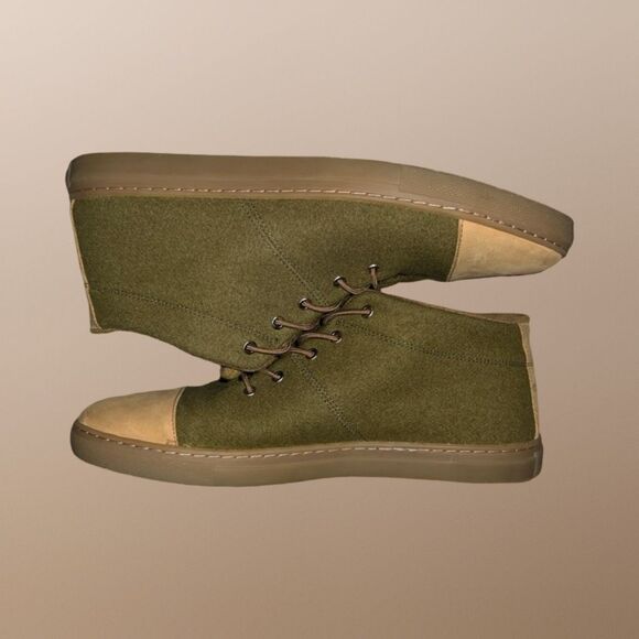 BAABUK Sky Wooler Khaki Brown Nose Wool Sneaker Size EU 45 US 11.5 12 - Picture 9 of 9